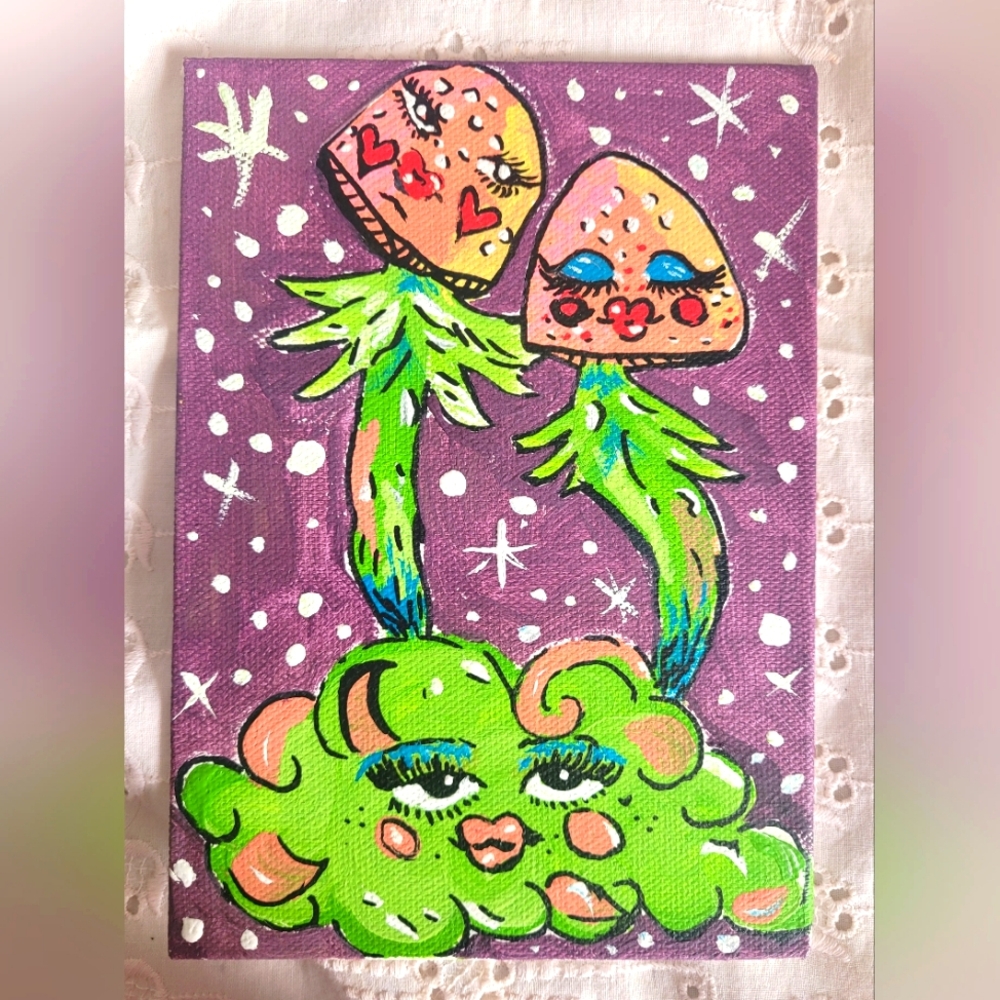 Psychedelic Acrylic Painting